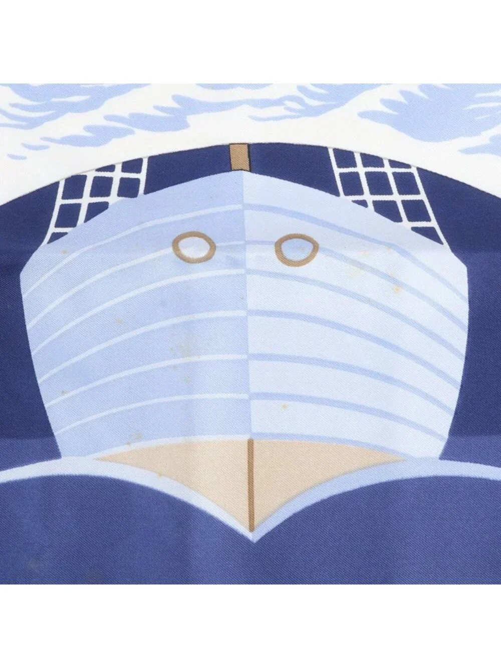 Hermes Carre 90 Grand Large Ship Silk 100% Scarf